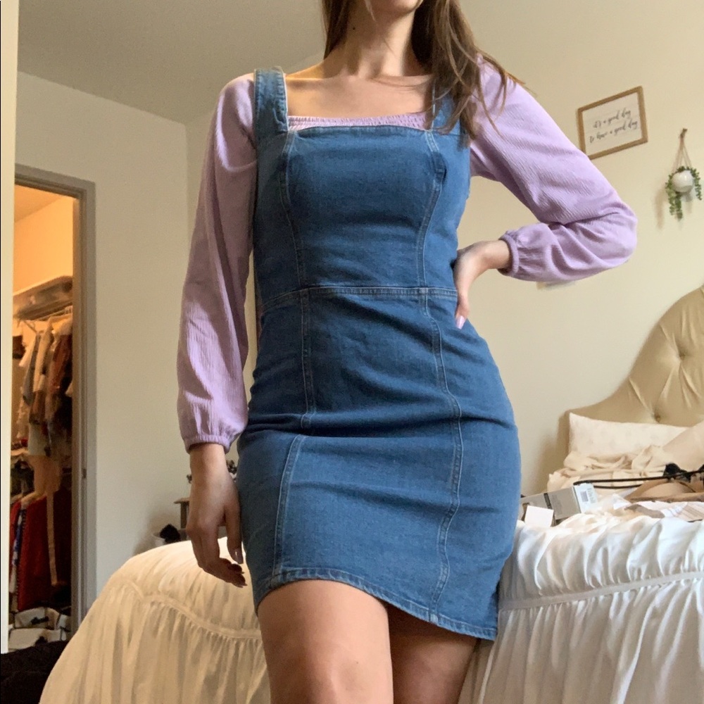 SOLD: Denim urban outfitters dress
